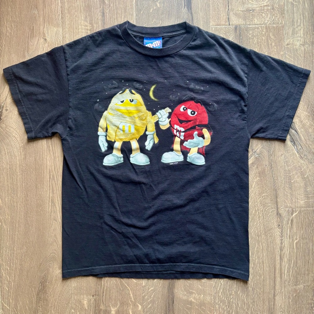 Vintage 90s Halloween M&M’s Mars Candy Men’s Black Medium Tshirt